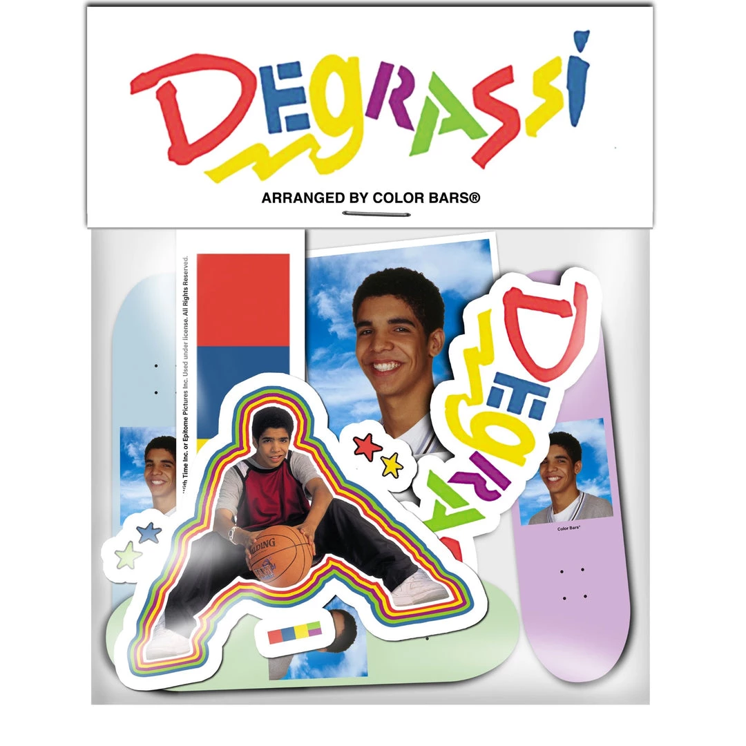 Color Bars Degrassi Sticker Pack 1 Color Bars Degrassi Sticker Pack