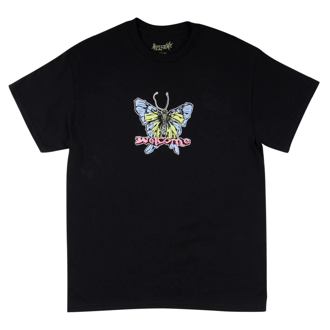 Welcome Skateboards Tees Butterfly Tee 1 Welcome Skateboards Tees Butterfly Tee