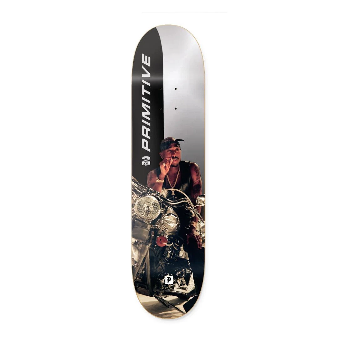 Primitive Skateboards Decks 8.25" Tupac Moto Deck 1 Primitive Skateboards Decks 8.25" Tupac Moto Deck