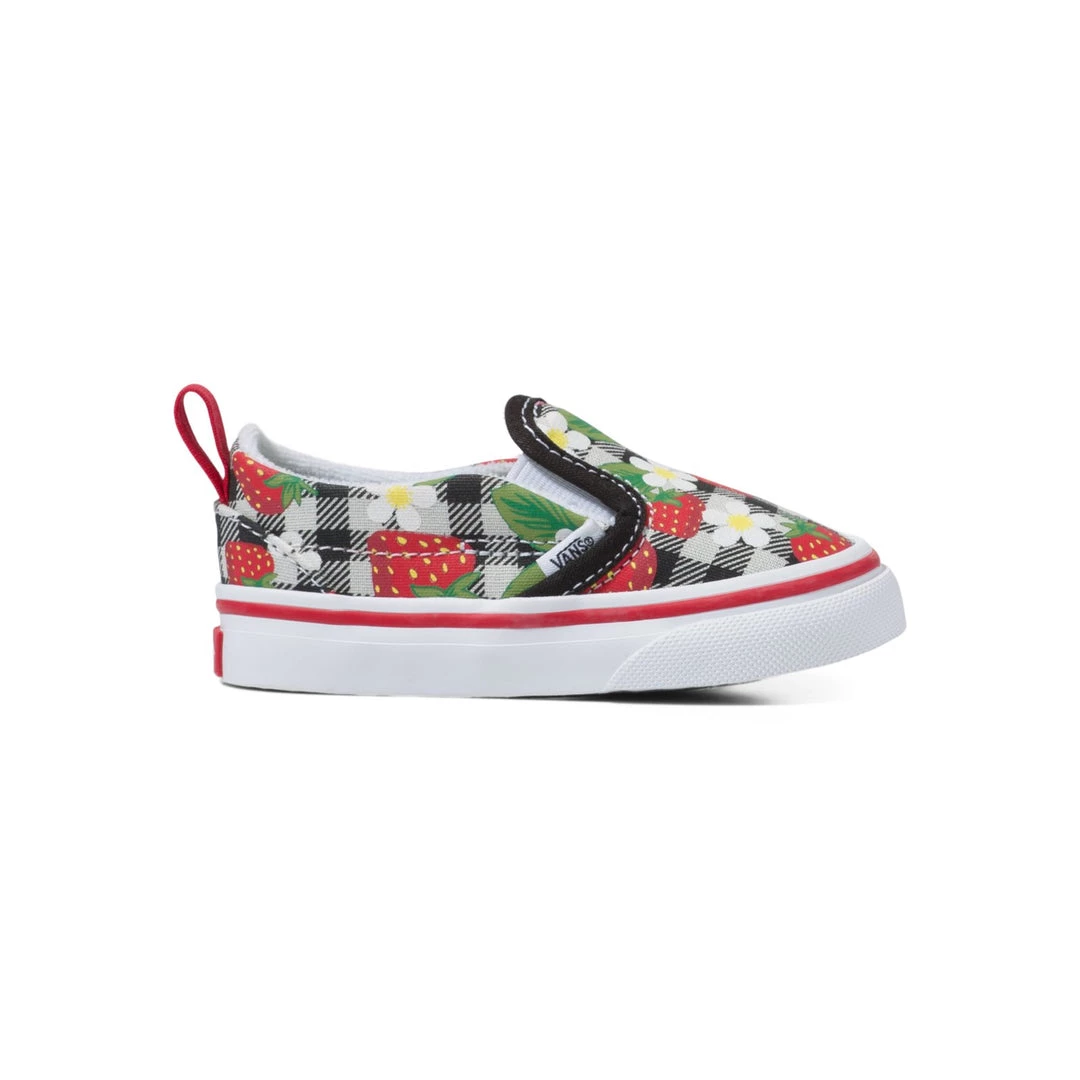 Vans Youth Shoes Toddler Strawberry Gingham Slip-On V 1 Vans Youth Shoes Toddler Strawberry Gingham Slip-On V