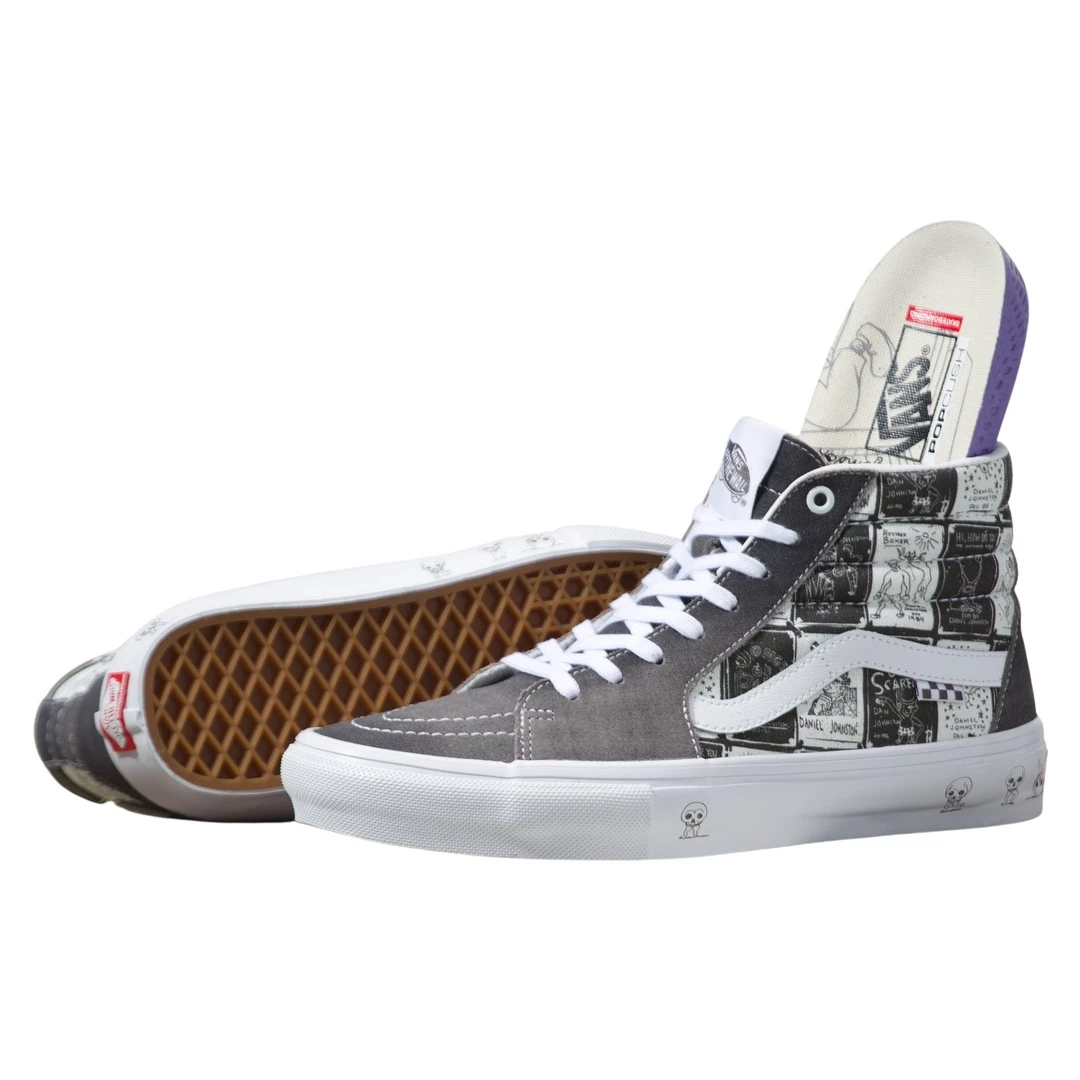 Vans Daniel Johnston Skate Sk8-Hi 2 Vans Daniel Johnston Skate Sk8-Hi