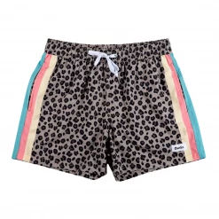 Duvin Design Co. Cheetah Disco Swim Short Boardshorts