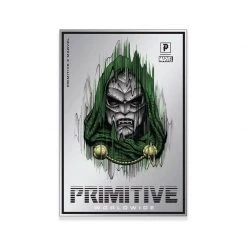 Primitive Skateboards Doctor Doom Foil Sticker Lifestyle