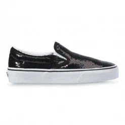 Vans Women's Shoes Micro Sequins Slip-On