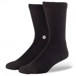Stance Icon Black Crew Sock 3-Pack