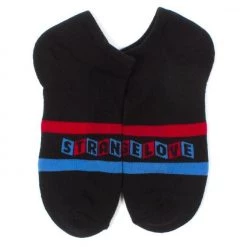 StrangeLove Skateboards CineLogo Stripe No Show Foot Sheaths Socks