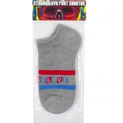 StrangeLove Skateboards CineLogo Stripe No Show Foot Sheaths Socks