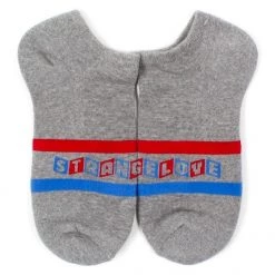StrangeLove Skateboards CineLogo Stripe No Show Foot Sheaths Socks