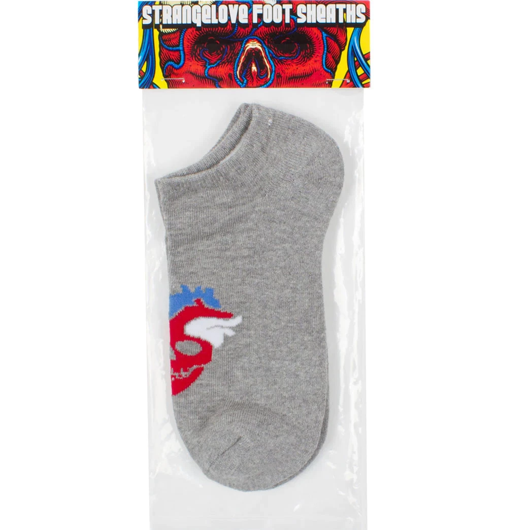 StrangeLove Skateboards Heart Logo No Show Foot Sheaths Socks 1 StrangeLove Skateboards Heart Logo No Show Foot Sheaths Socks