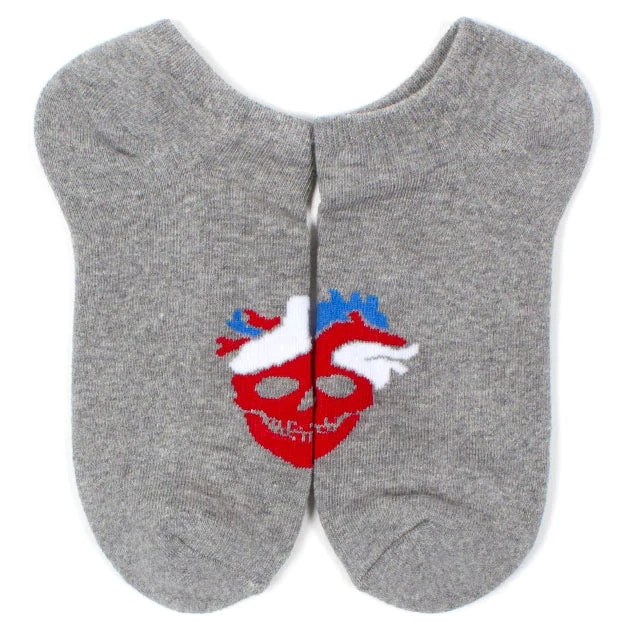 StrangeLove Skateboards Heart Logo No Show Foot Sheaths Socks 2 StrangeLove Skateboards Heart Logo No Show Foot Sheaths Socks