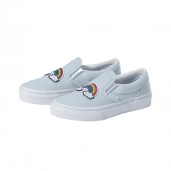 Vans Sequin Patch Kids Classic Slip-On Youth Shoes