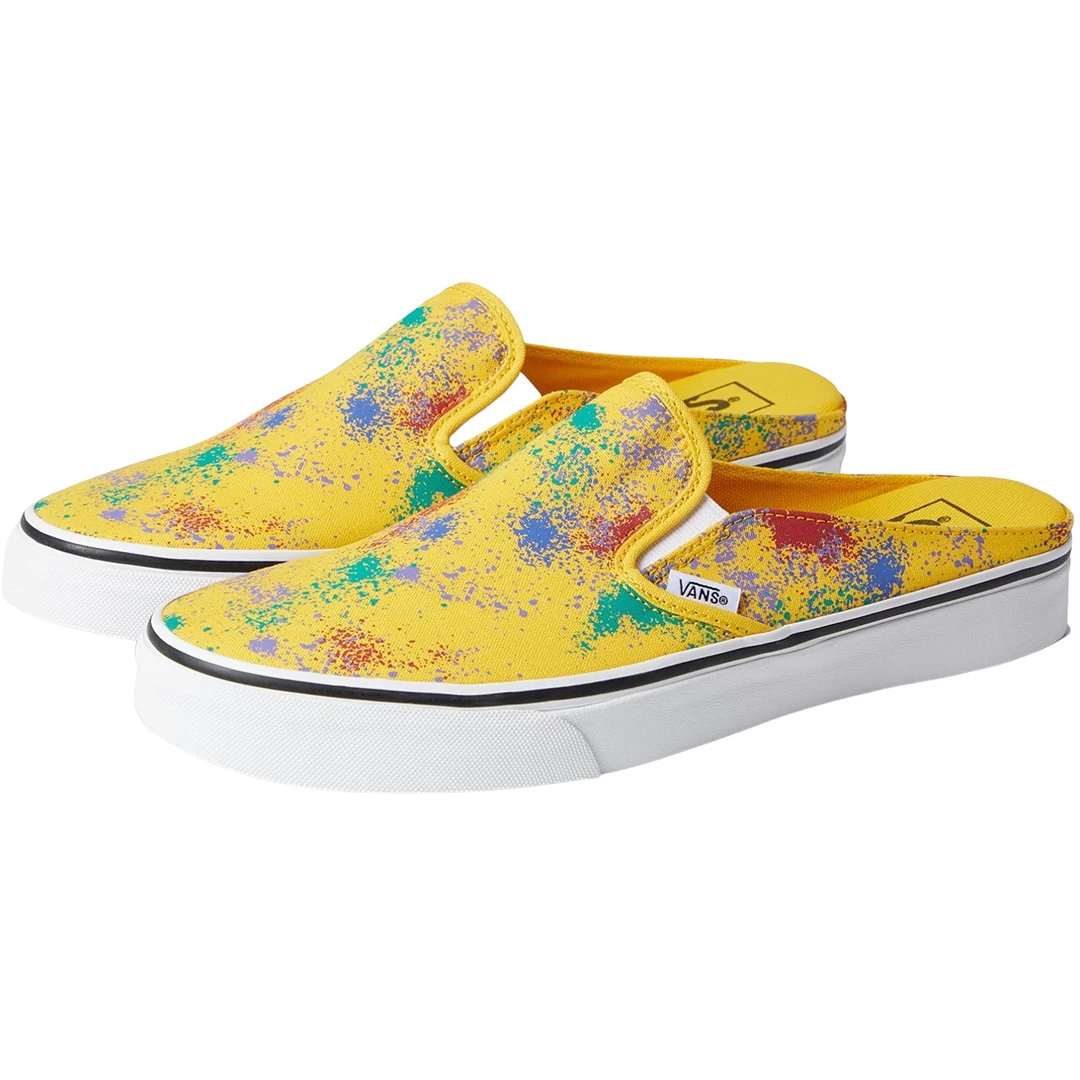 Vans Women's Shoes Overspray Classic Slip-On Mule 2 Vans Women's Shoes Overspray Classic Slip-On Mule