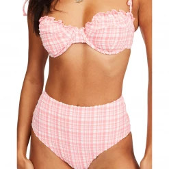 Billabong Pink Tide Hi Retro Bikini Bottoms