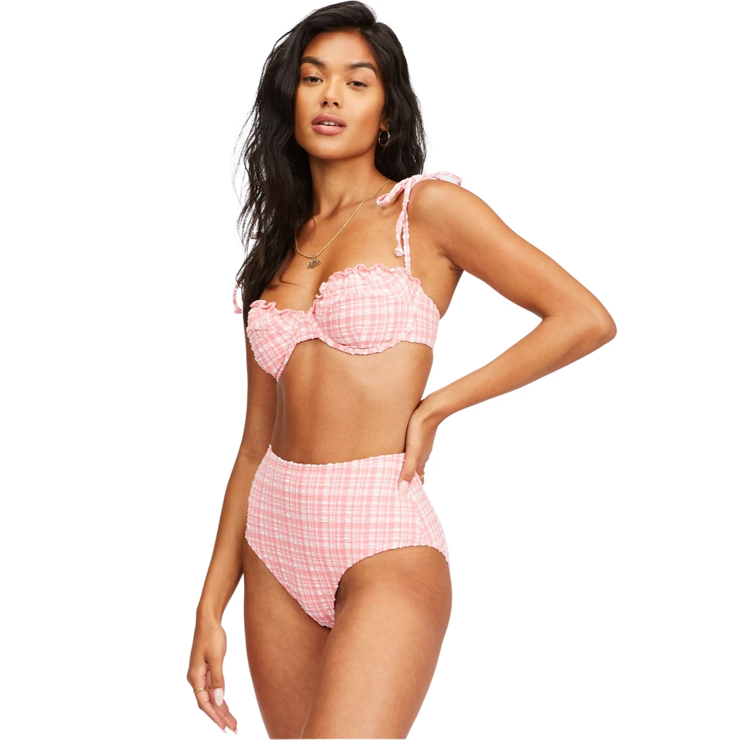 Billabong Pink Tide Hi Retro Bikini Bottoms 4 Billabong Pink Tide Hi Retro Bikini Bottoms