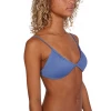 RVCA Swimwear Solid Trilette Bikini Top