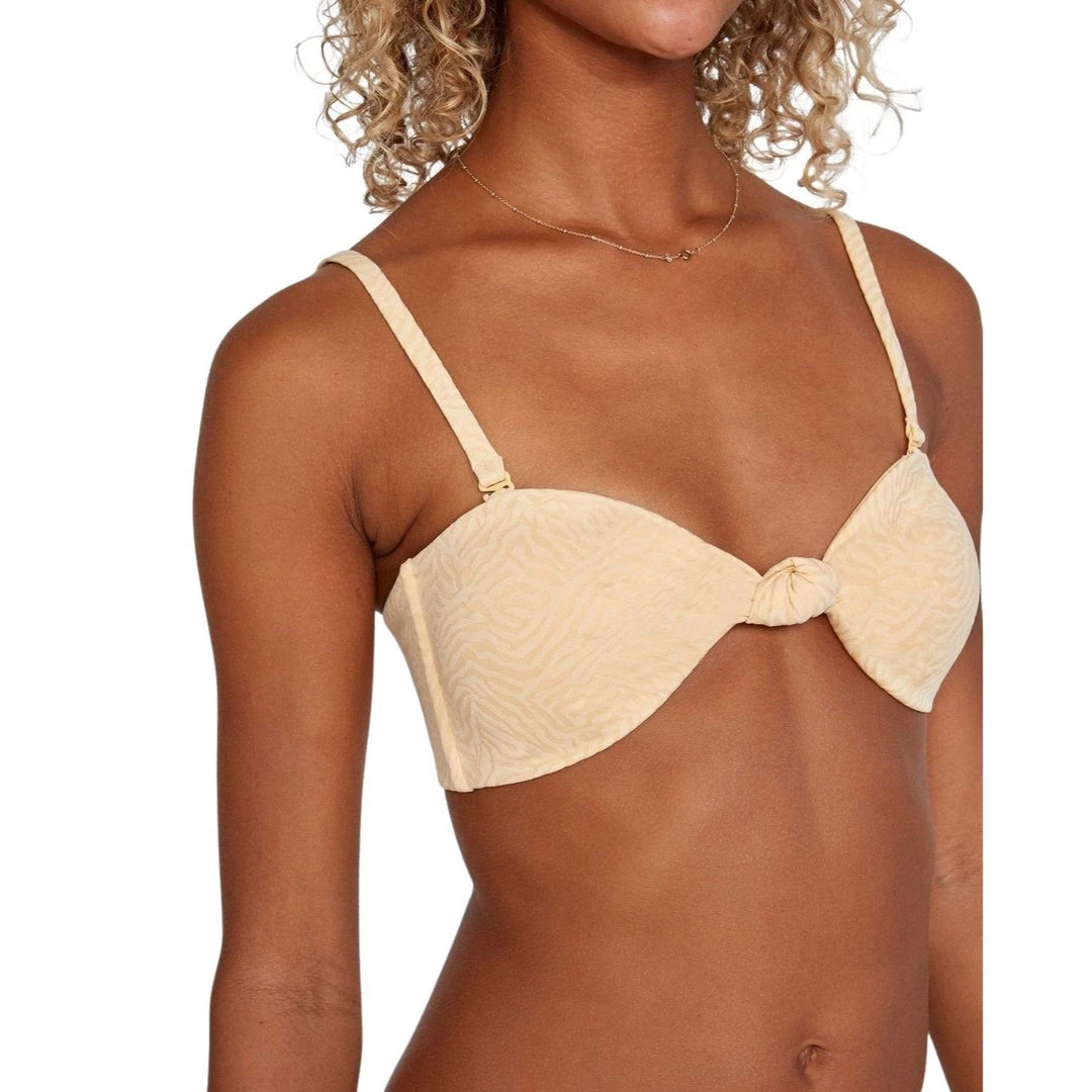 RVCA Run Wild Bandeau Bikini Top Swimwear 5 RVCA Run Wild Bandeau Bikini Top Swimwear