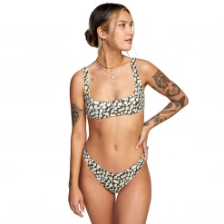 RVCA June Bloom French Bikini Bottom Swimwear